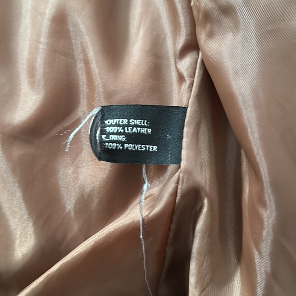 Brown Leather Jacket - Picture 6 of 7